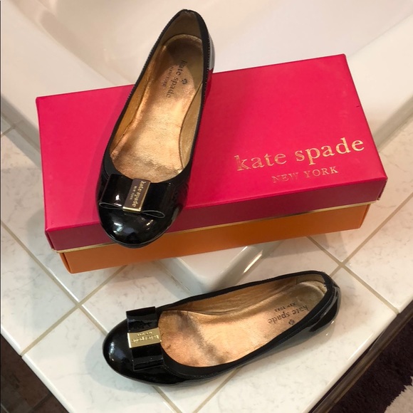 kate spade Shoes - Kate Spade Tock Patent Bow Flats 6.5 (6)